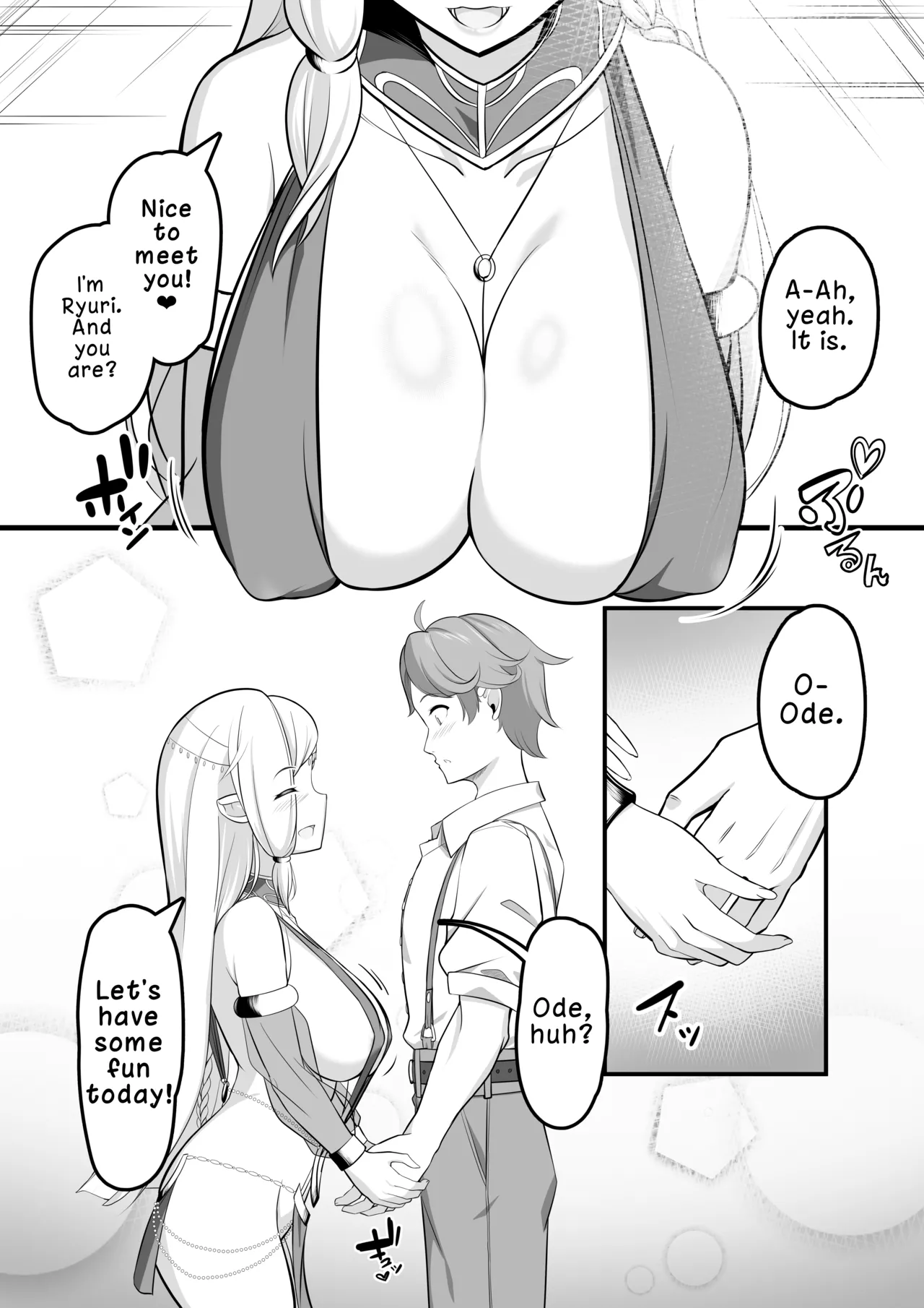 Hentai Manga Comic-The Story of When I Went to a Dancer Brothel and a Beautiful Elf Dancer Milked Me Dry-Read-6